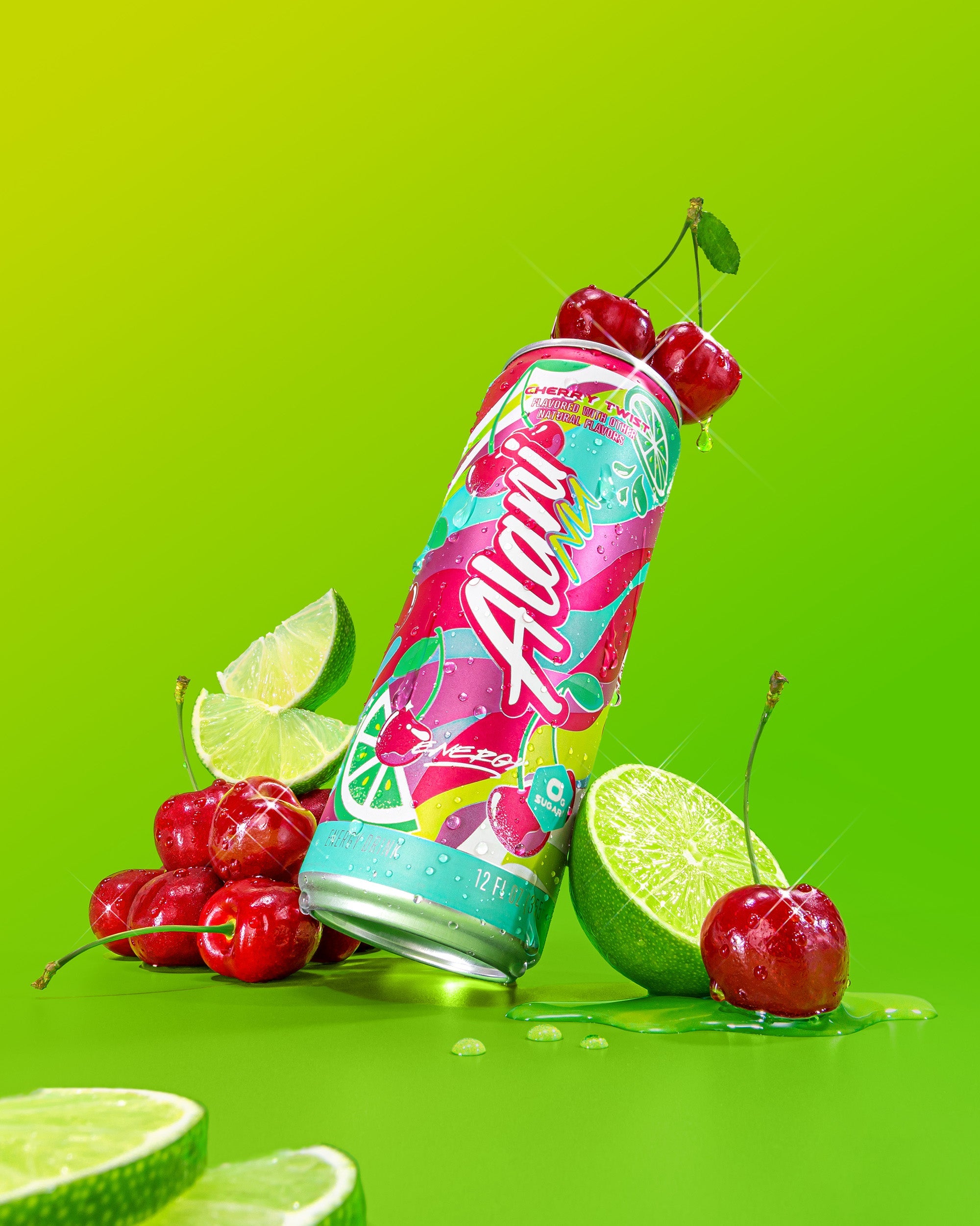 Energy Drink & Pre-Workout - Cherry Twist - Clean Taste Variety Drink Pack