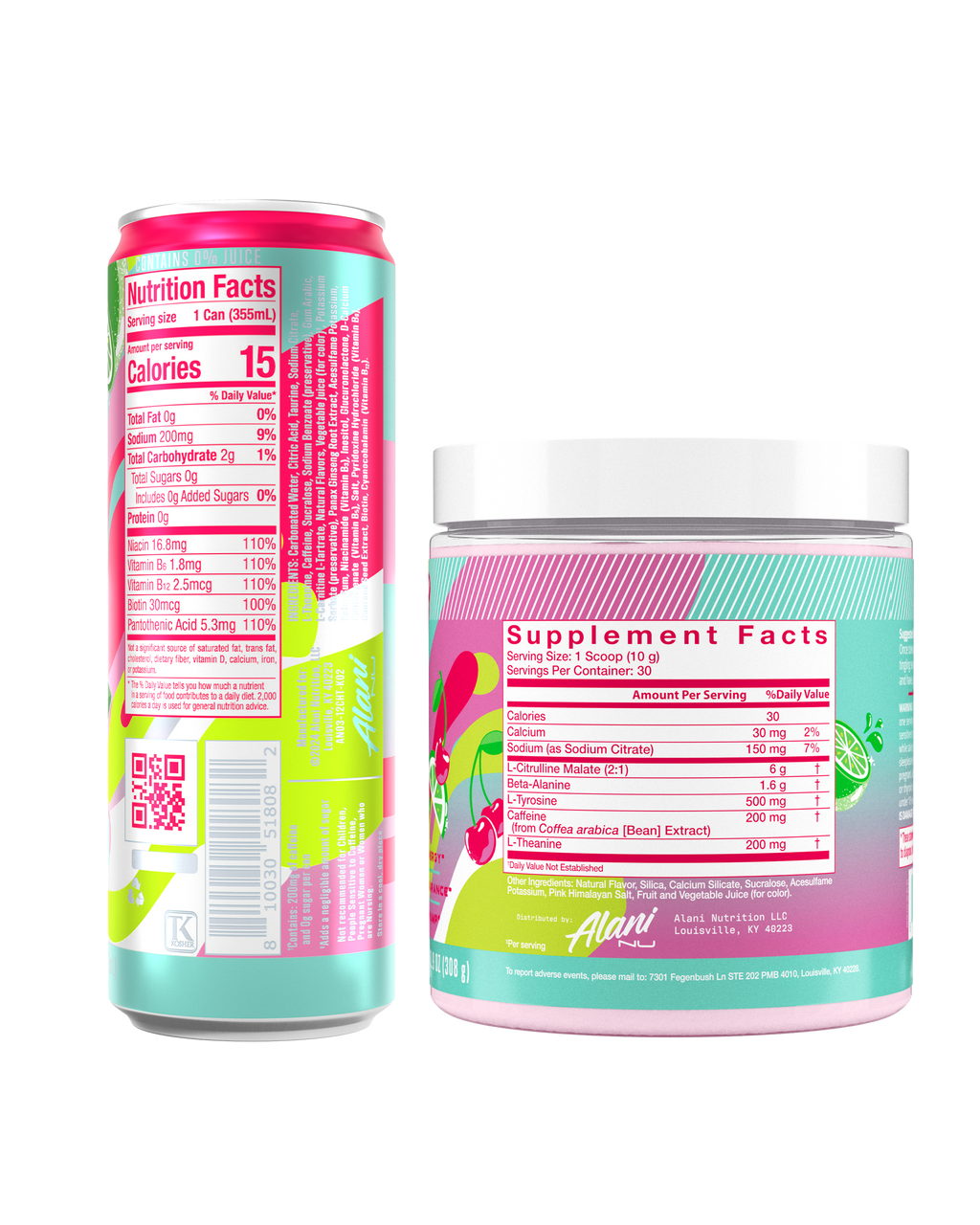 Energy Drink & Pre-Workout - Cherry Twist - Clean Taste Variety Drink Pack