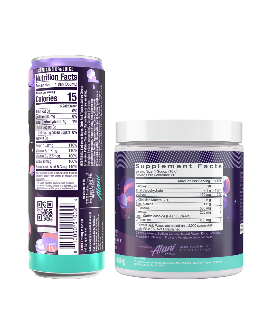 Energy Drink & Pre-Workout - Cosmic Stardust - Refreshing Fitness Drink Mix