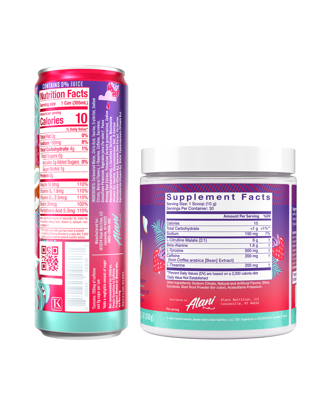 Energy Drink & Pre-Workout - Hawaiian Shaved Ice - Clean Taste Daily Drink Pack