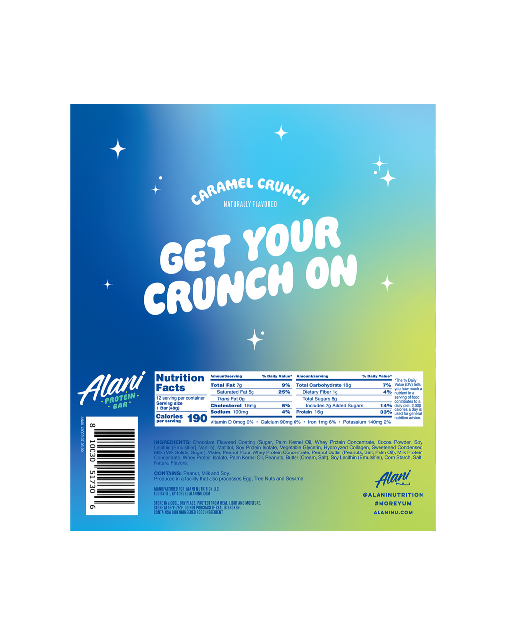 Protein Bar - Caramel Crunch - Light Flavor Drink