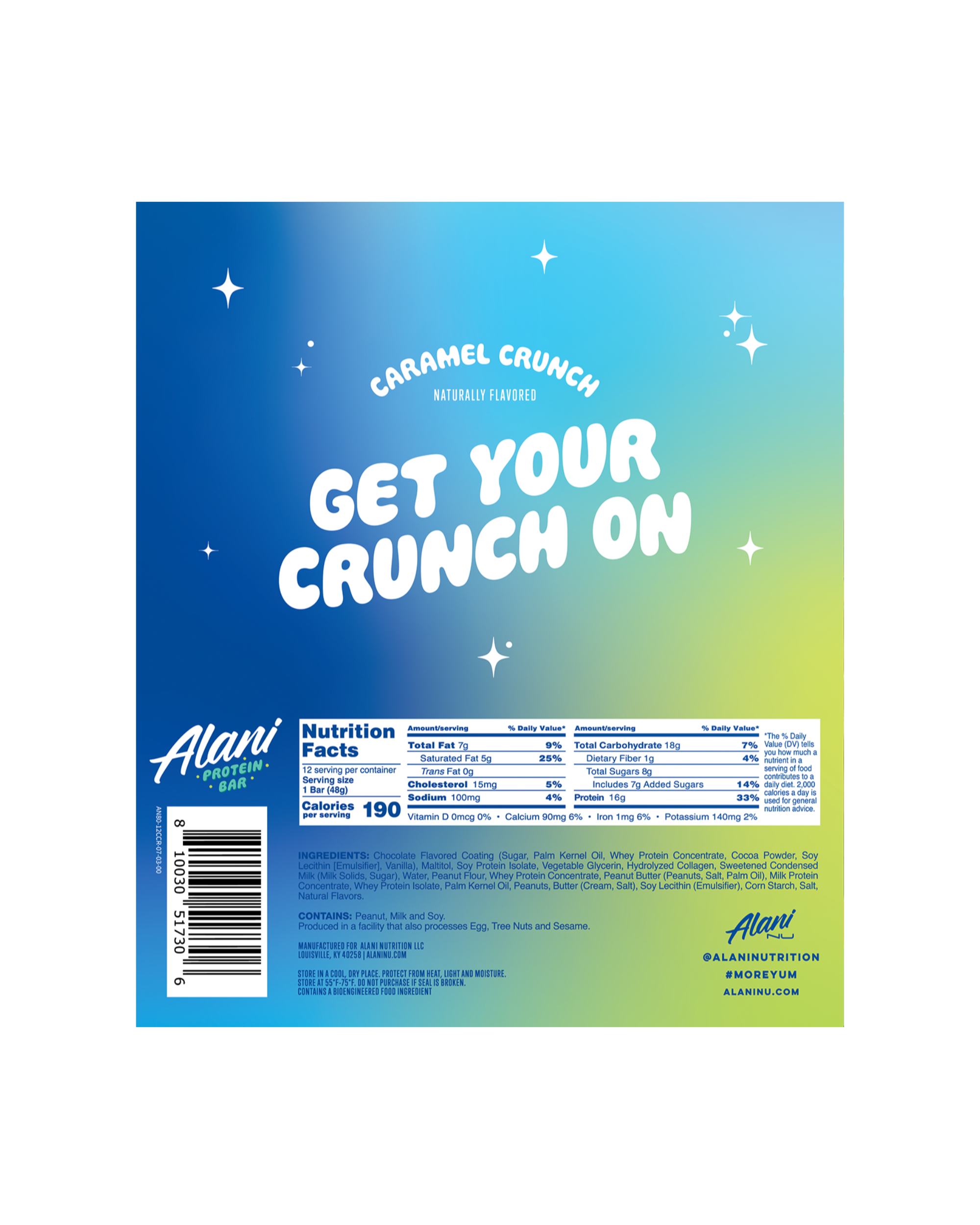 Protein Bar - Caramel Crunch - Light Flavor Drink