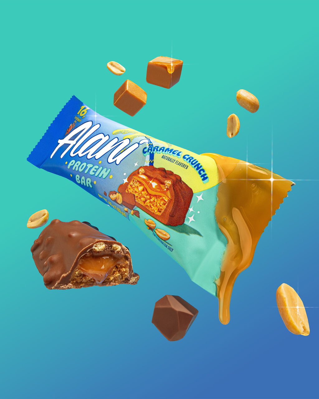 Protein Bar - Caramel Crunch - Light Flavor Drink