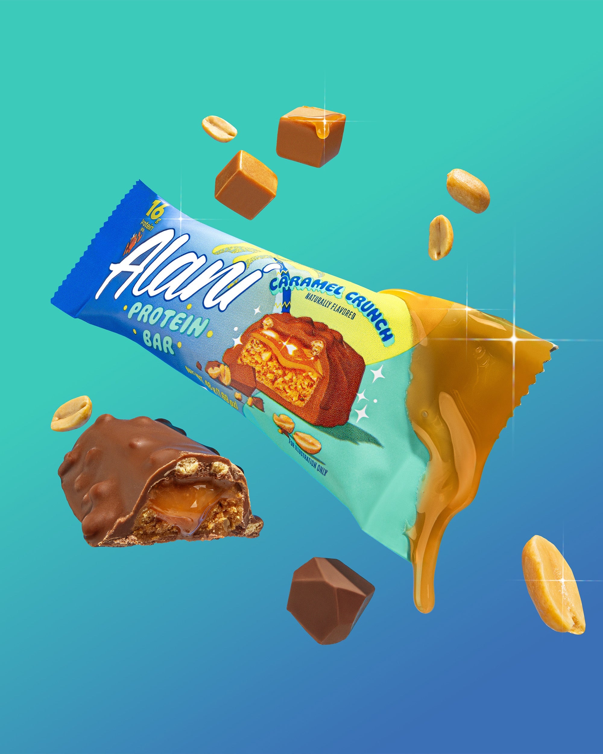 Protein Bar - Caramel Crunch - Light Flavor Drink