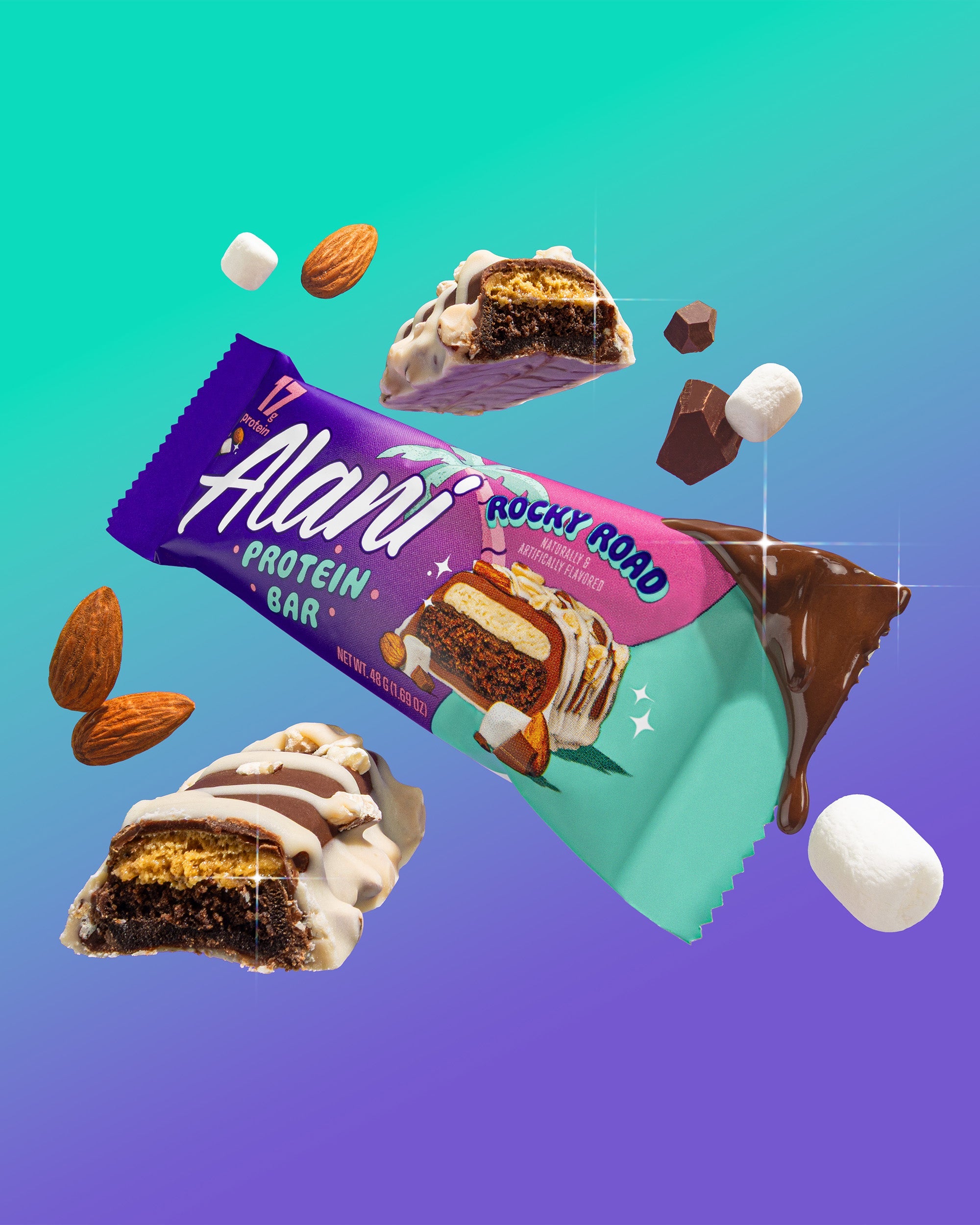 Protein Bar - Rocky Road - Gym Bag Powder Drink Mix