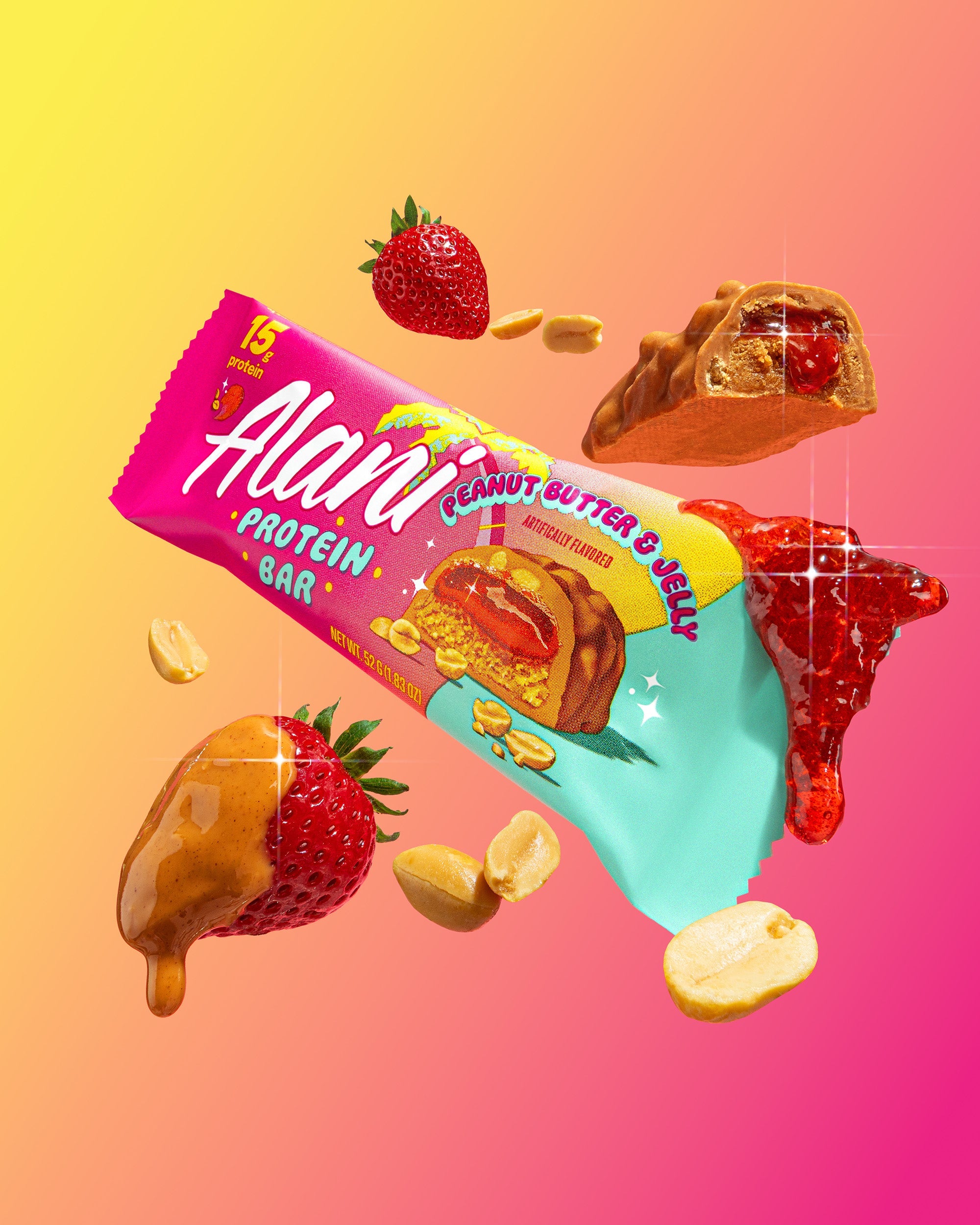 Protein Bar - Peanut Butter & Jelly - Clean Taste Electrolyte Drink Mix