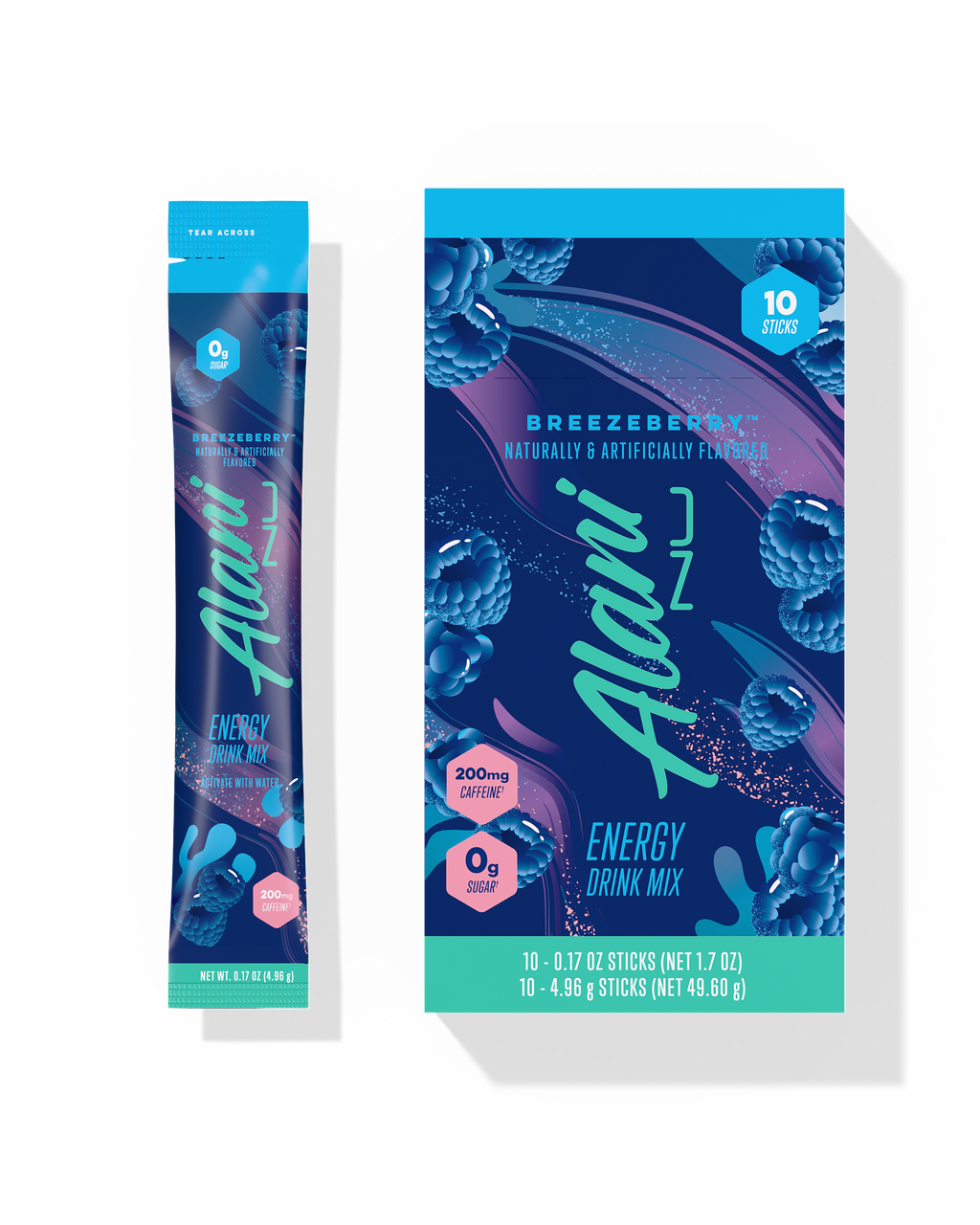 Energy Sticks - Breezeberry - Refreshing Drink Mix