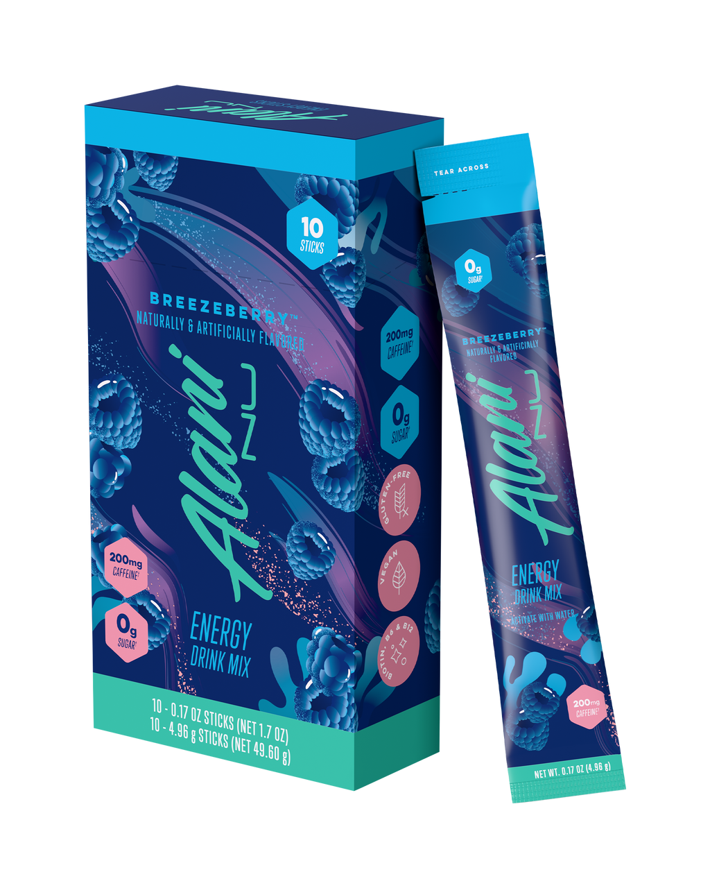 Energy Sticks - Breezeberry - Refreshing Drink Mix