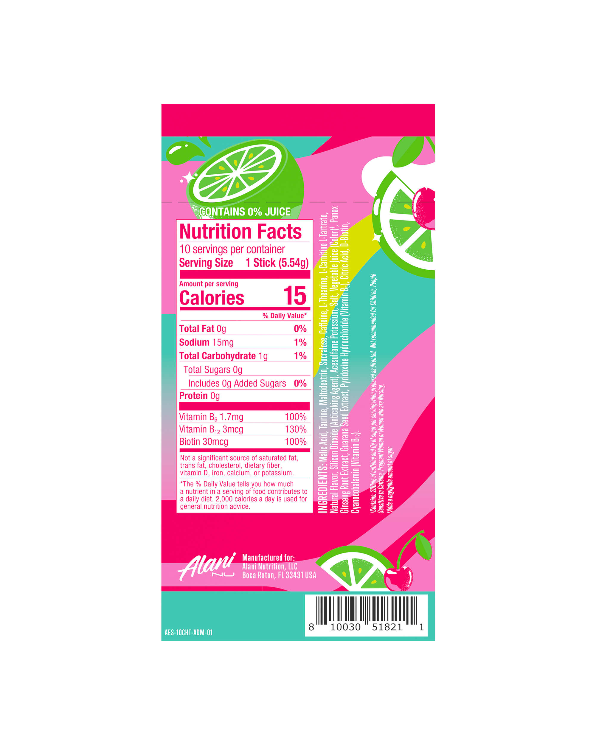 Energy Sticks - Cherry Twist - Light Lifestyle Drink