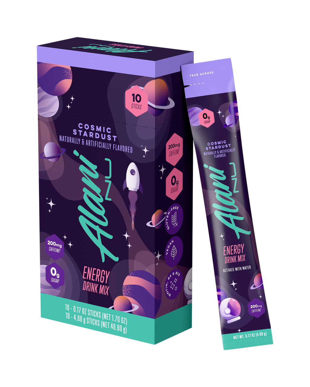 Energy Sticks - Cosmic Stardust - Active Day Fitness Drink Mix