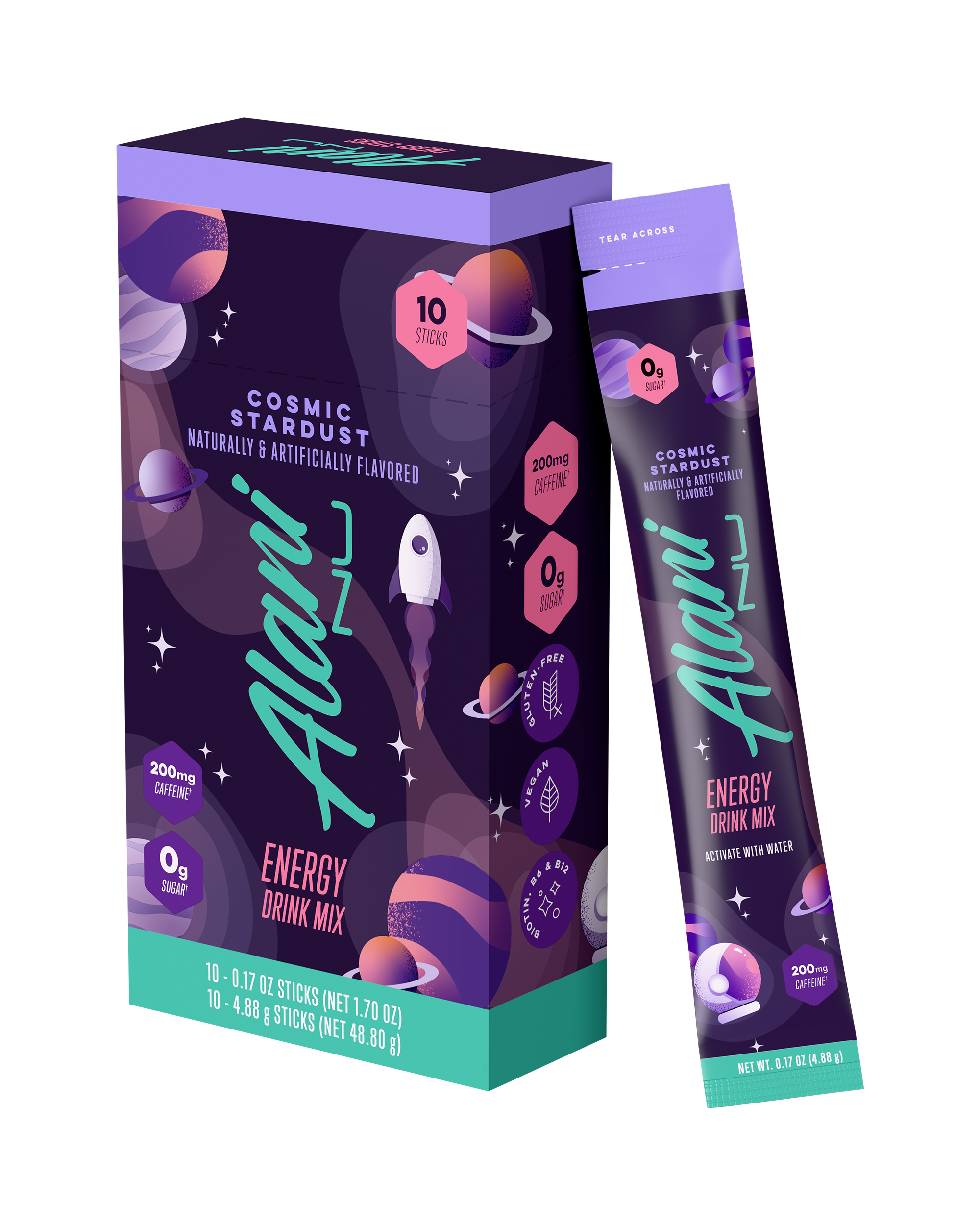 Energy Sticks - Cosmic Stardust - Active Day Fitness Drink Mix