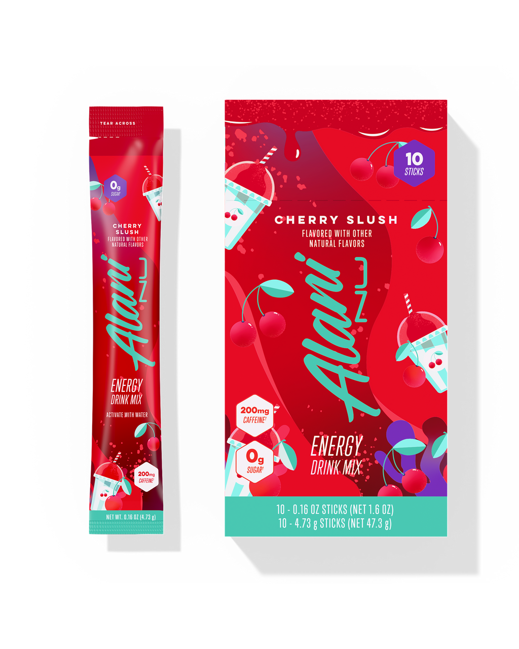 Energy Sticks - Cherry Slush - Flavor First Wellness Drink Mix