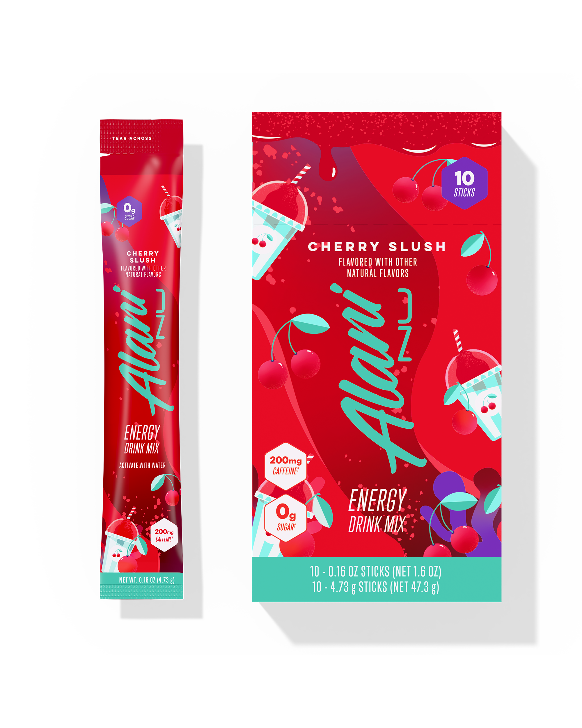 Energy Sticks - Cherry Slush - Flavor First Wellness Drink Mix