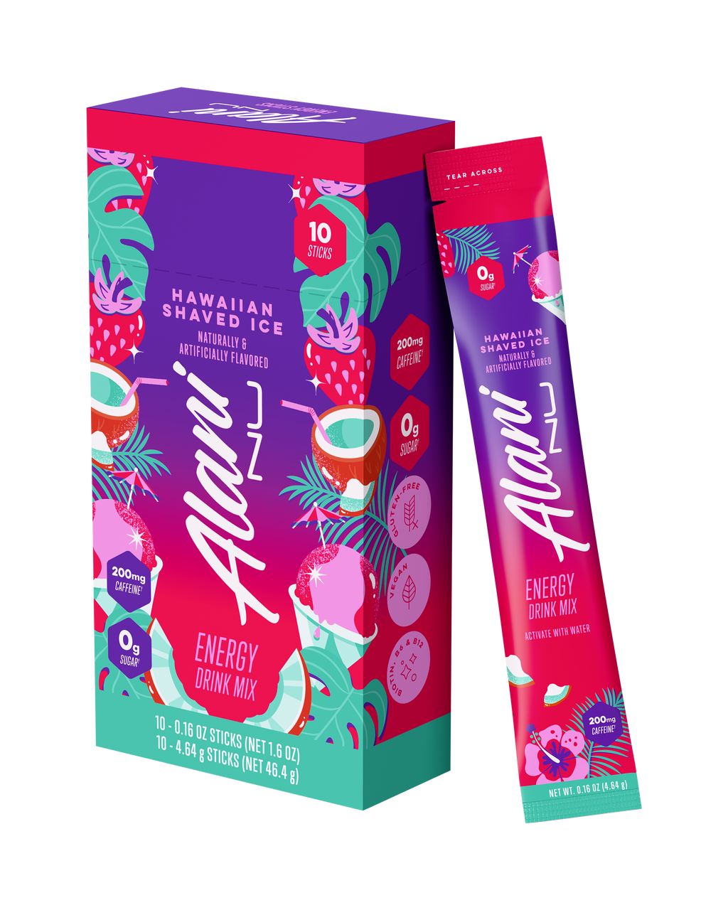 Energy Sticks - Hawaiian Shaved Ice - Refreshing Energy Drink