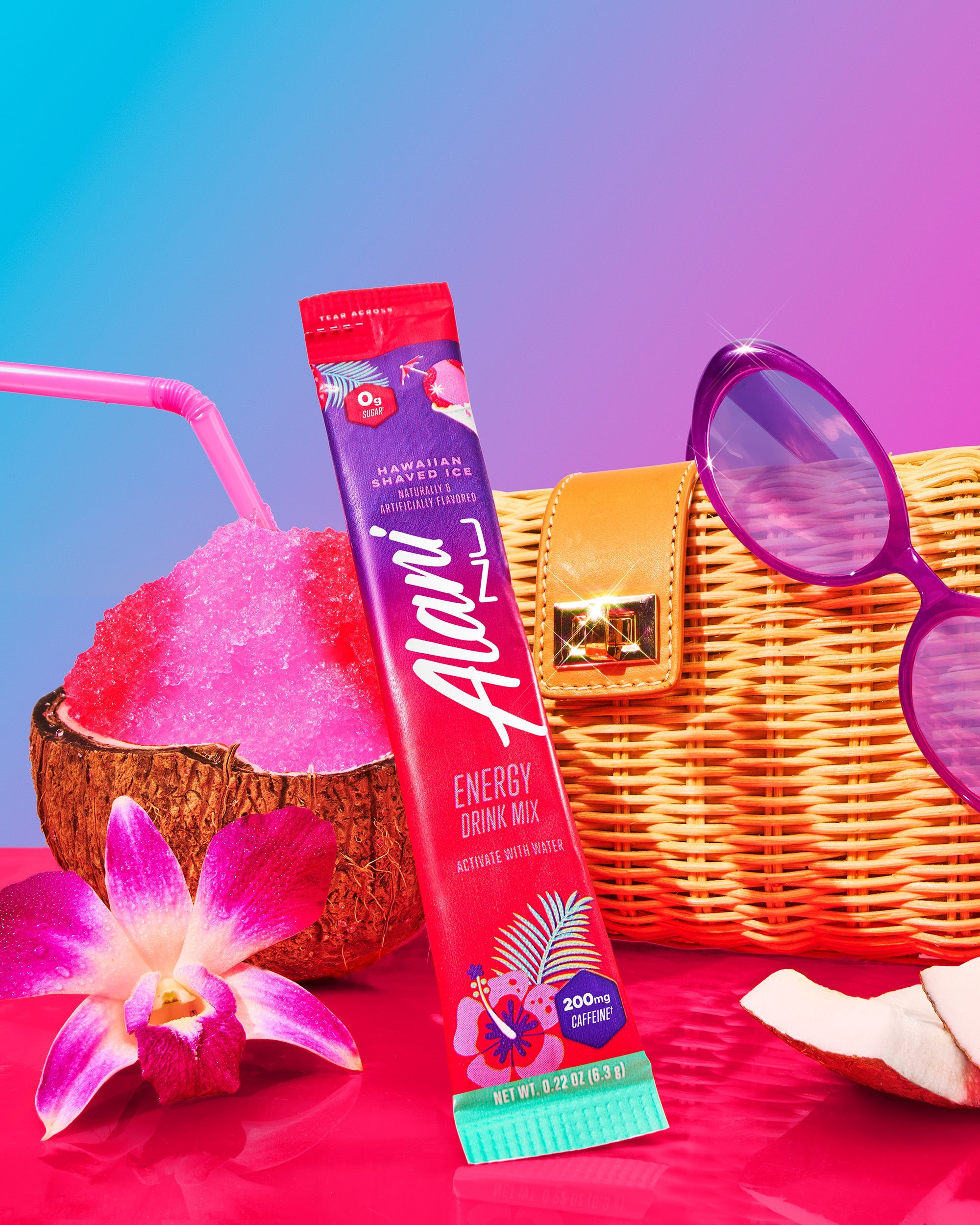 Energy Sticks - Hawaiian Shaved Ice - Refreshing Energy Drink