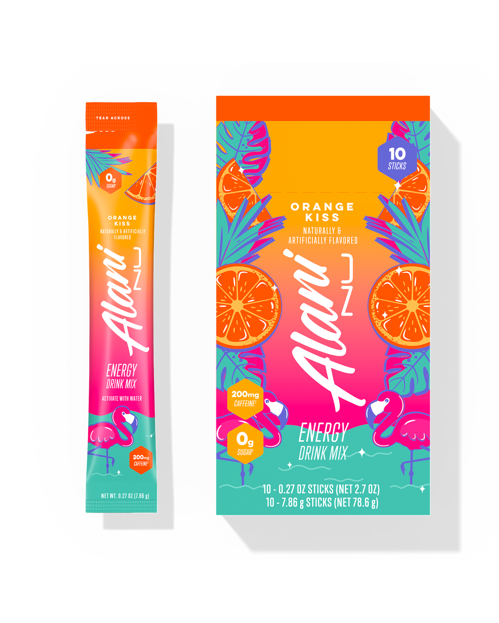 Energy Sticks - Orange Kiss - Everyday Hydration Drink Mix
