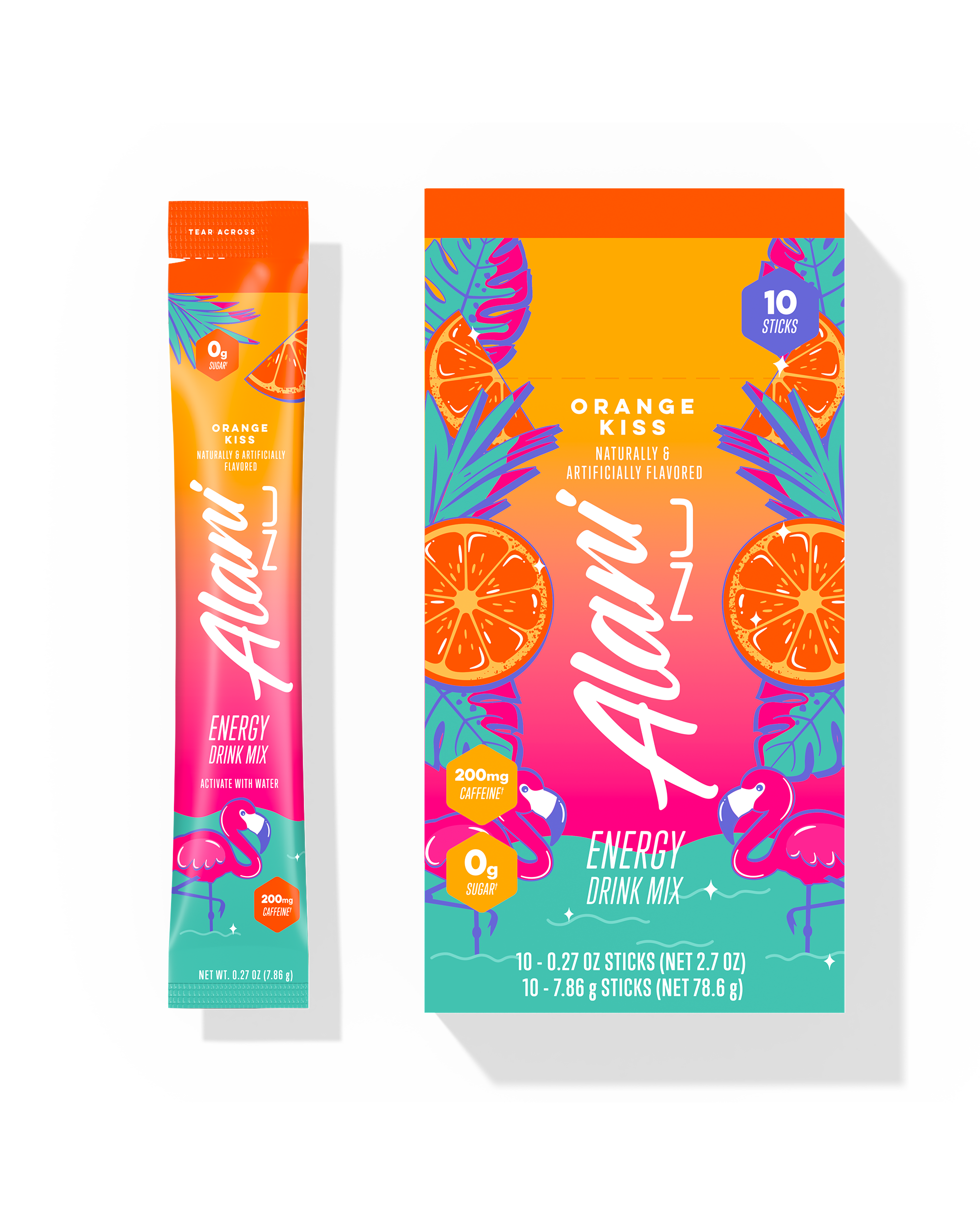 Energy Sticks - Orange Kiss - Everyday Hydration Drink Mix