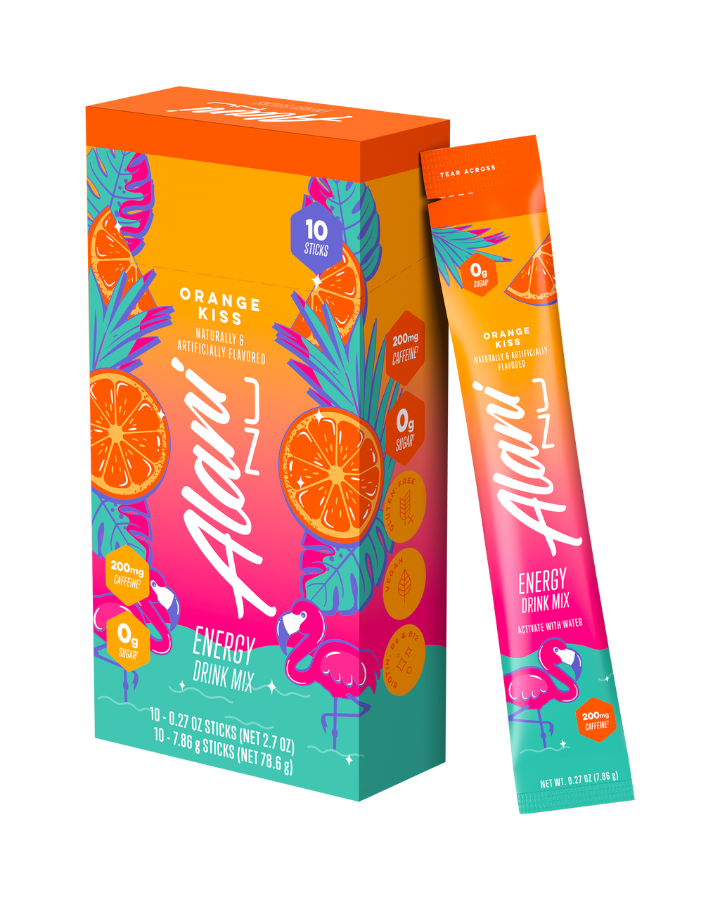 Energy Sticks - Orange Kiss - Everyday Hydration Drink Mix