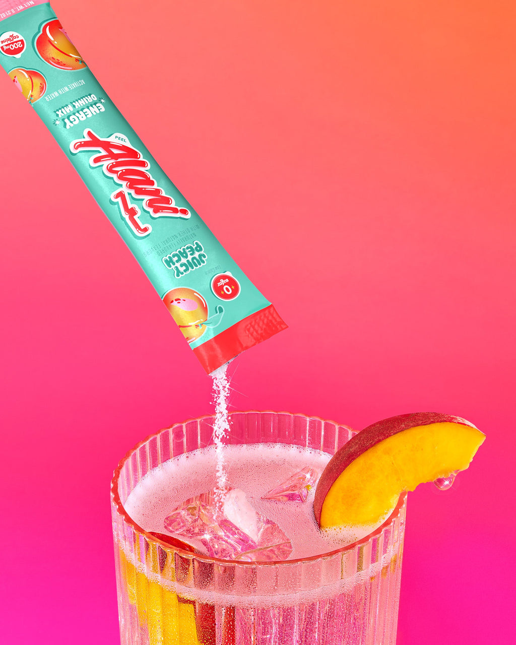 Energy Sticks - Juicy Peach - Anytime Powder Drink Mix