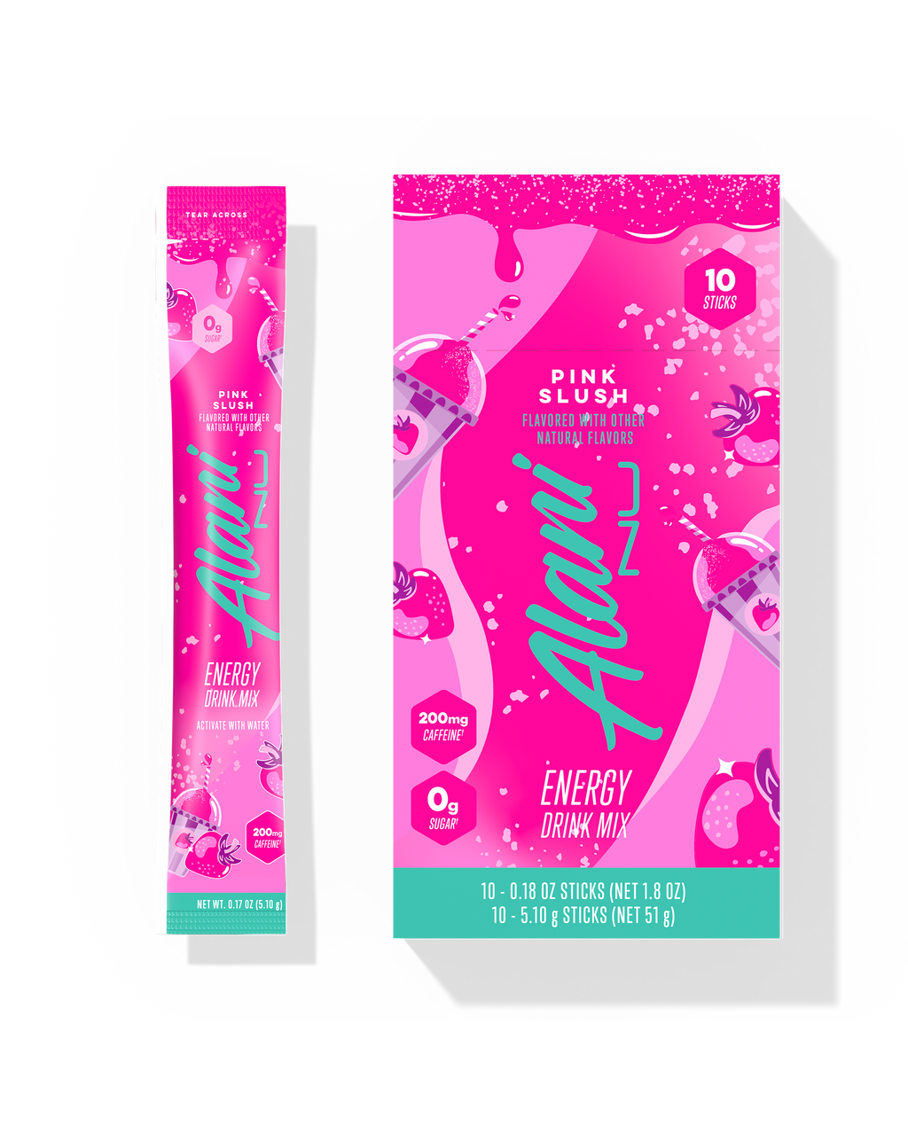 Energy Sticks - Pink Slush - Simple Energy Drink Mix