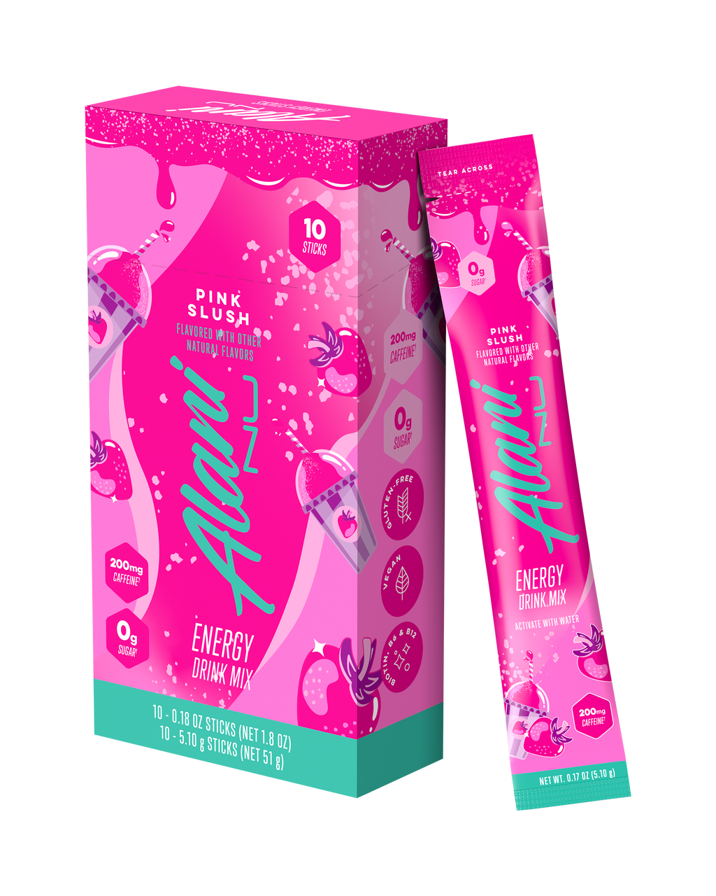 Energy Sticks - Pink Slush - Simple Energy Drink Mix