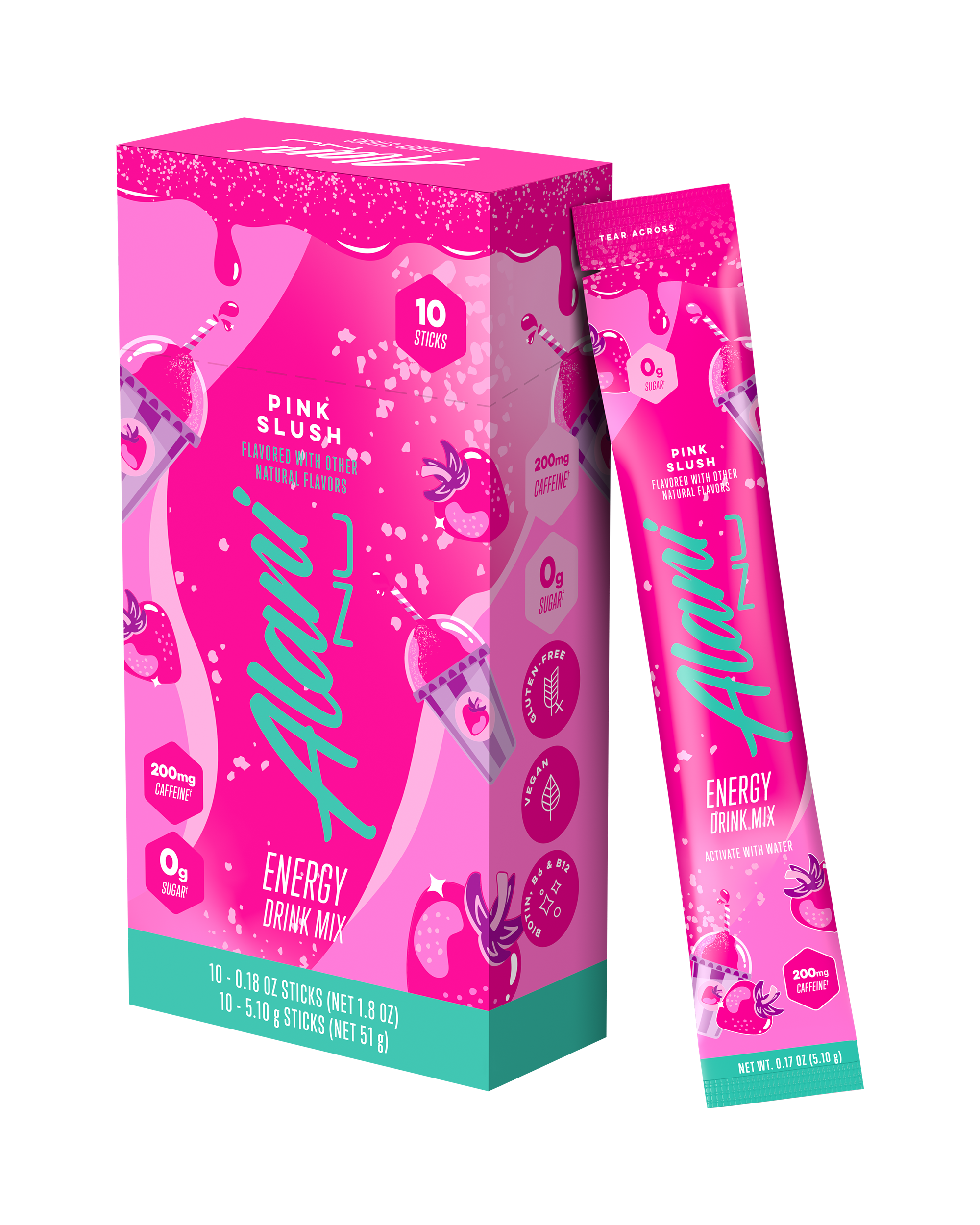 Energy Sticks - Pink Slush - Simple Energy Drink Mix