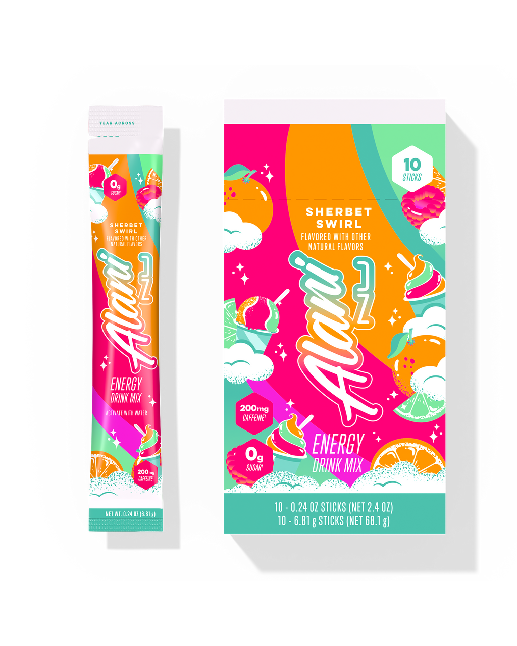 Energy Sticks - Sherbet Swirl - Can Ready Gym Drink Mix