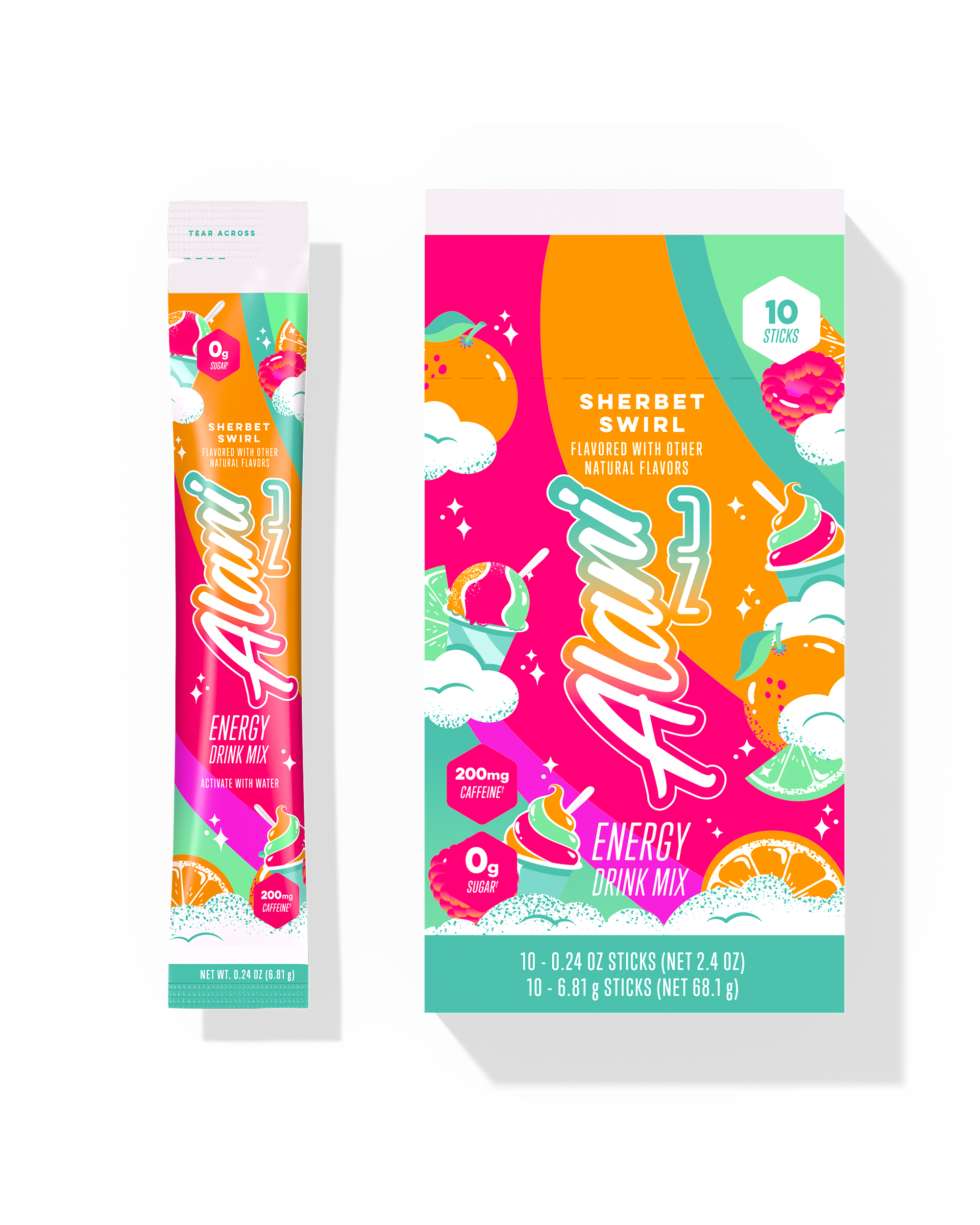 Energy Sticks - Sherbet Swirl - Can Ready Gym Drink Mix