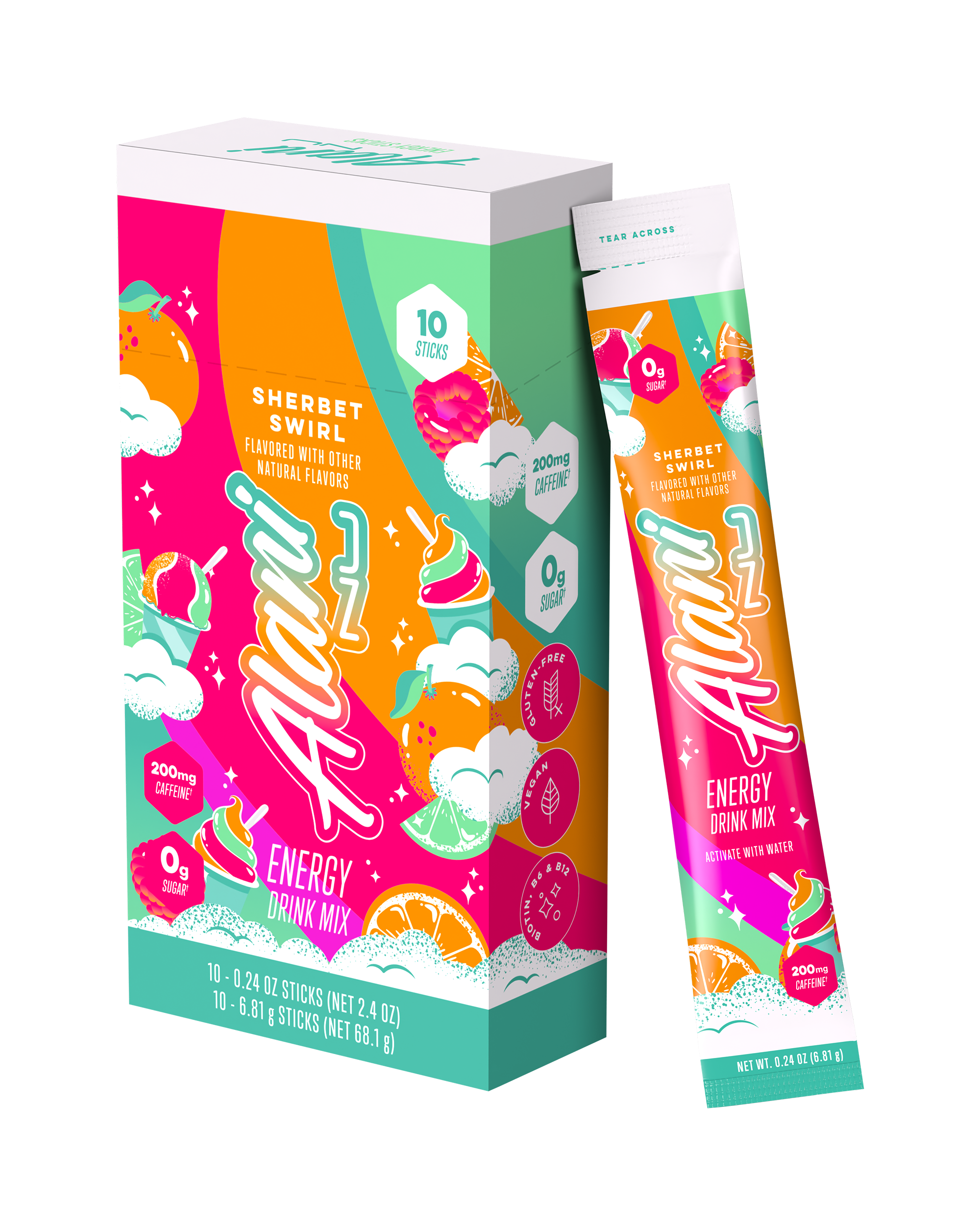 Energy Sticks - Sherbet Swirl - Can Ready Gym Drink Mix