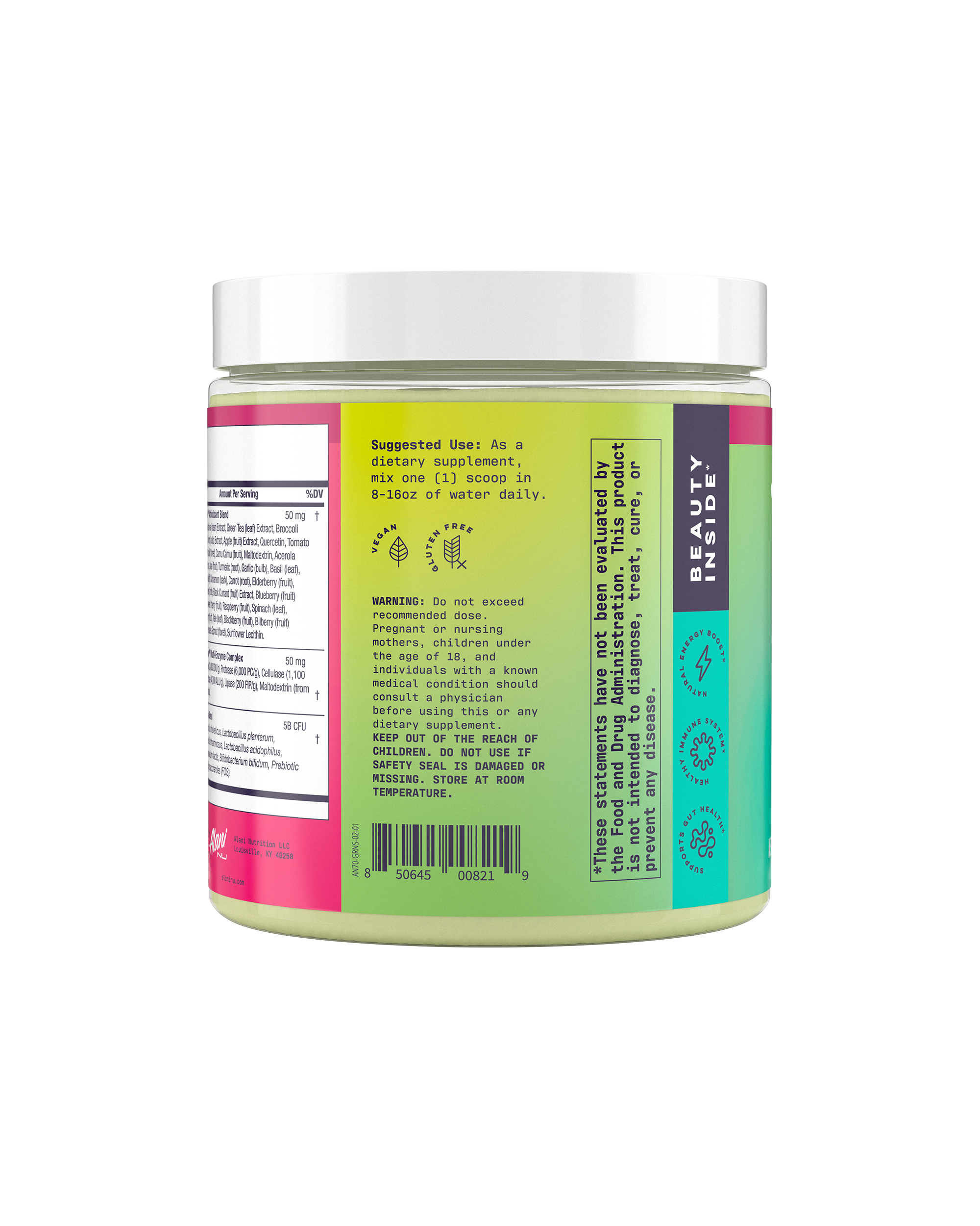 Super Greens - Wild Berry - Light On The Go Drink