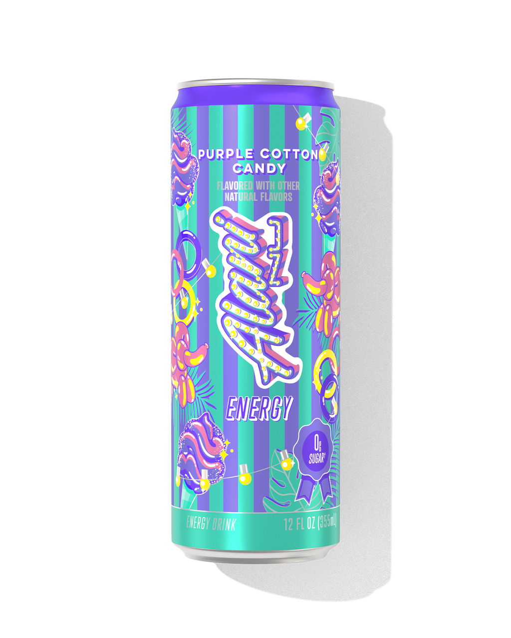 Energy Drink - Purple Cotton Candy - Fresh Electrolyte Drink Mix