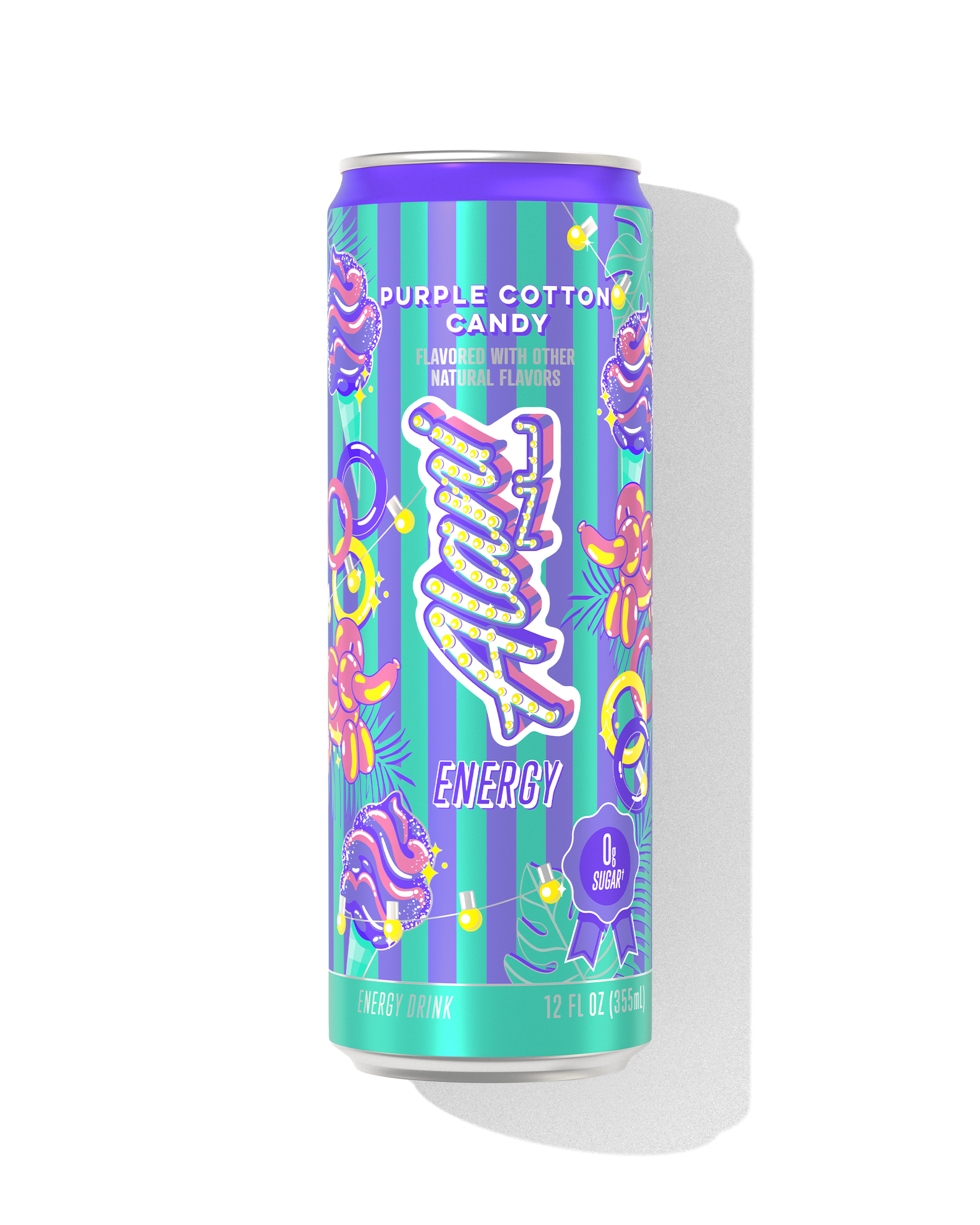 Energy Drink - Purple Cotton Candy - Fresh Electrolyte Drink Mix