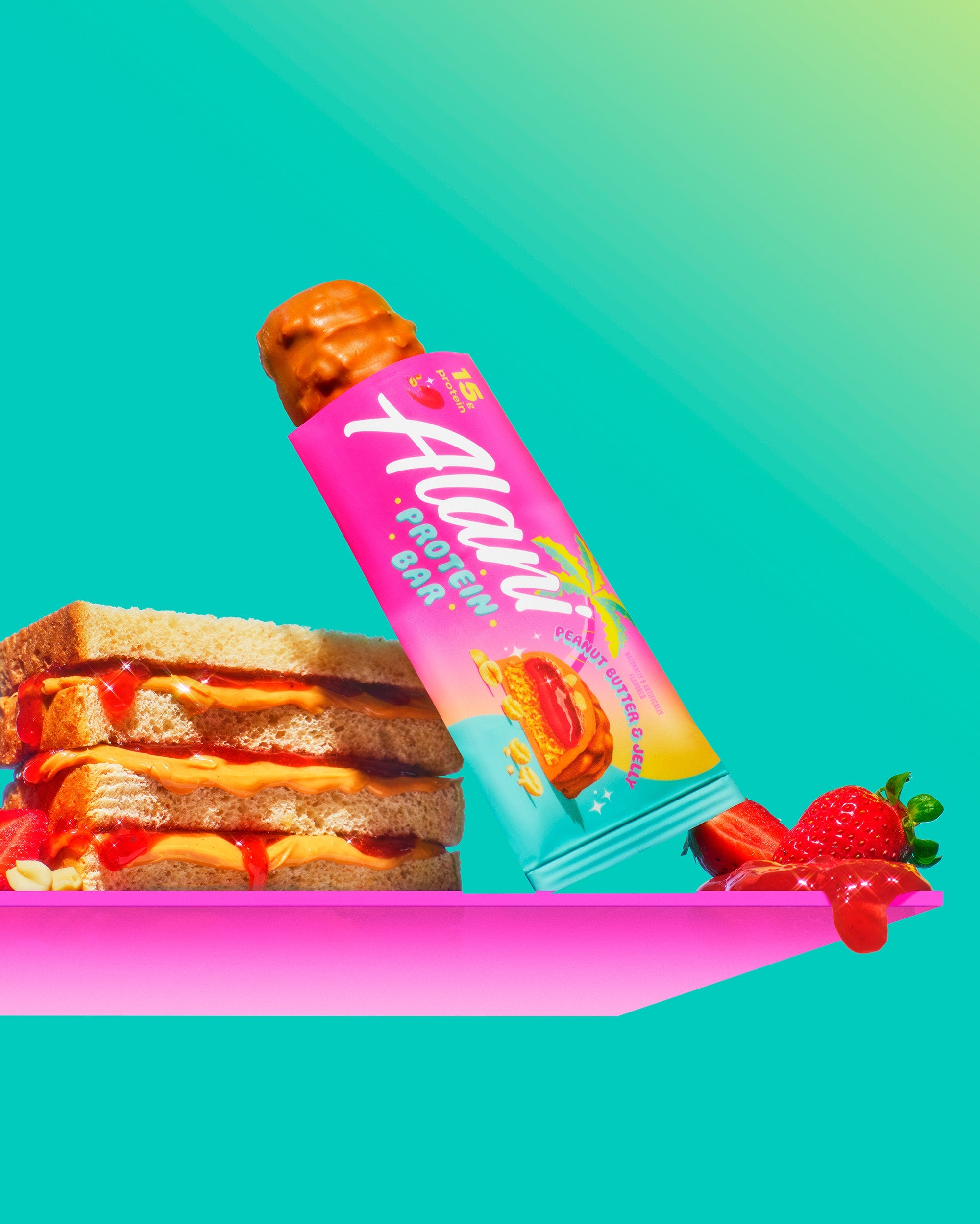 Protein Bar - Peanut Butter & Jelly - Daily Flavor Drink