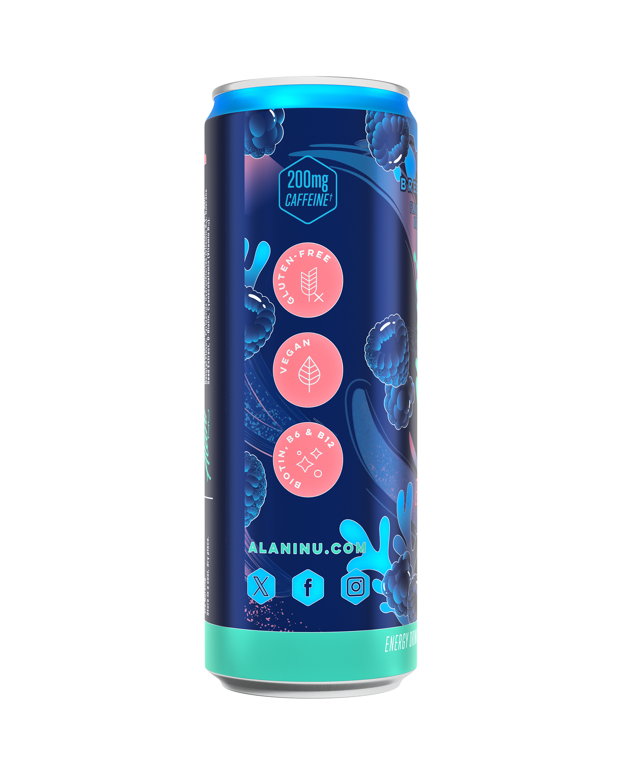 Energy Drink - Breezeberry - Refreshing Powder Drink Mix