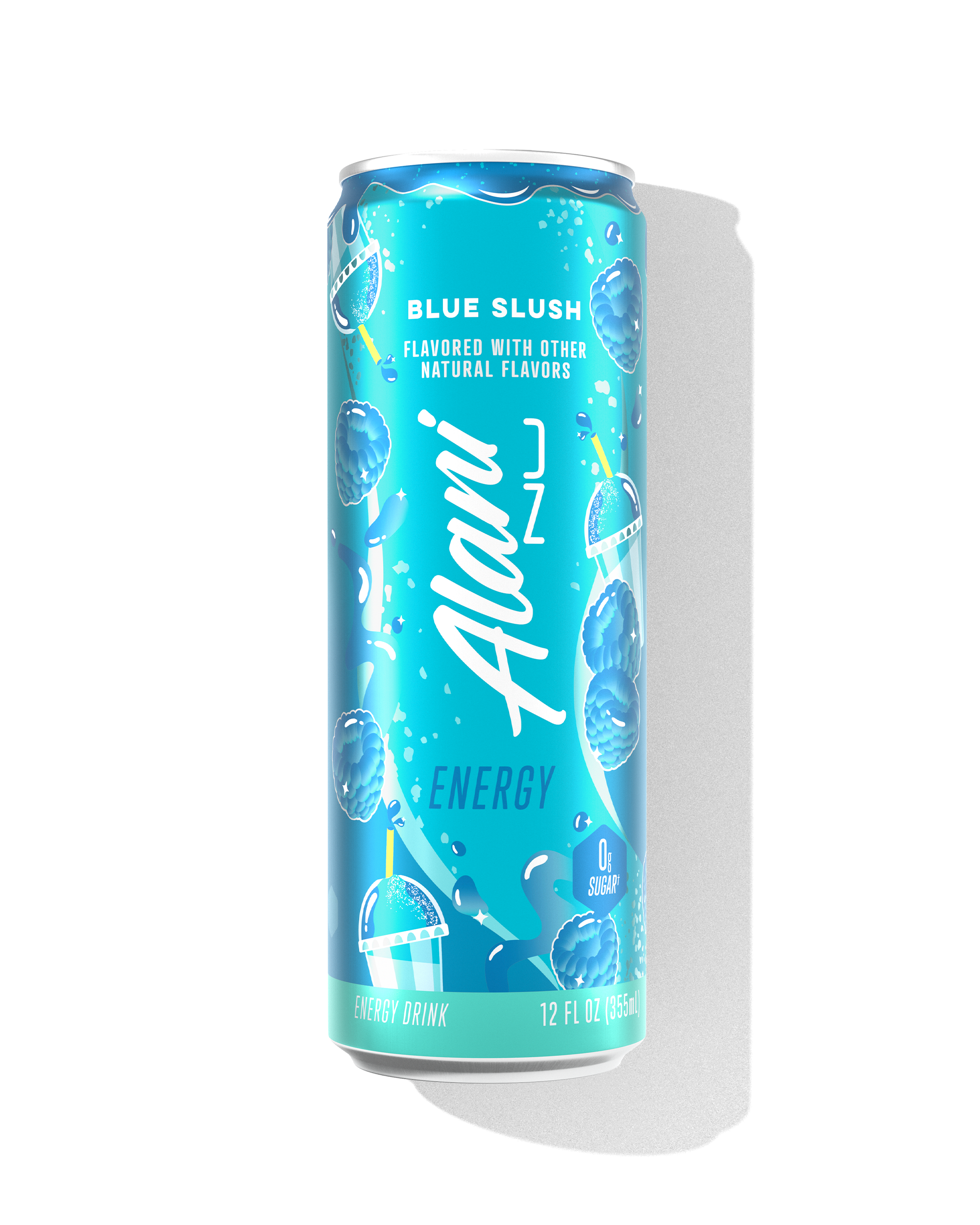 Energy Drink - Blue Slush - Bottle Ready Daily Drink Pack