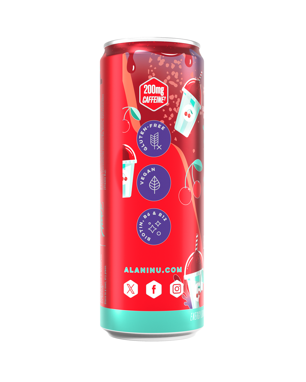 Energy Drink - Cherry Slush - Pantry Ready Hydration Drink Mix