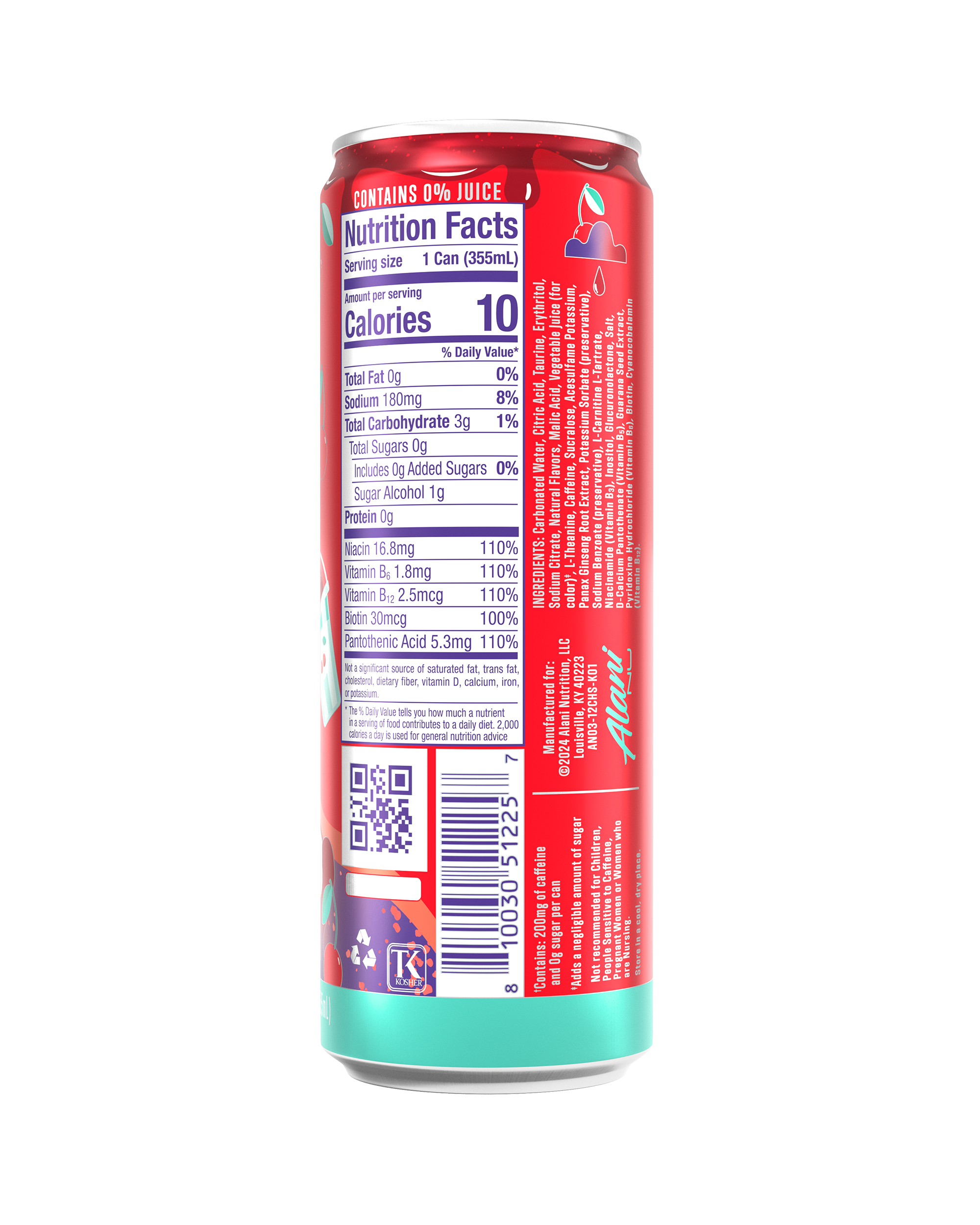 Energy Drink - Cherry Slush - Pantry Ready Hydration Drink Mix