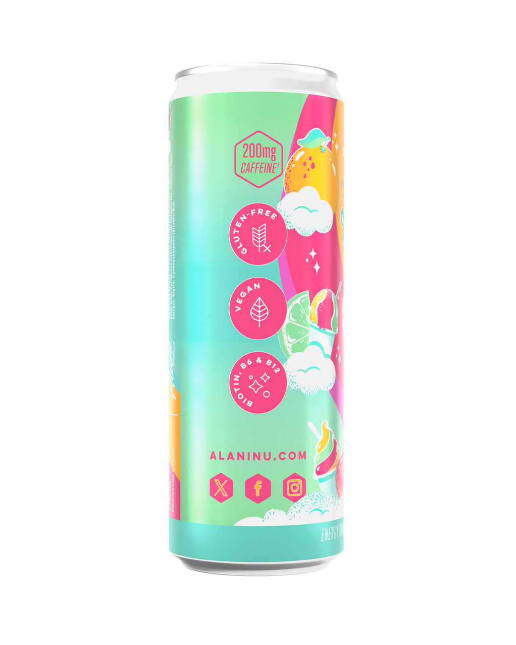 Energy Drink - Sherbet Swirl - Flavor First Shake Mix