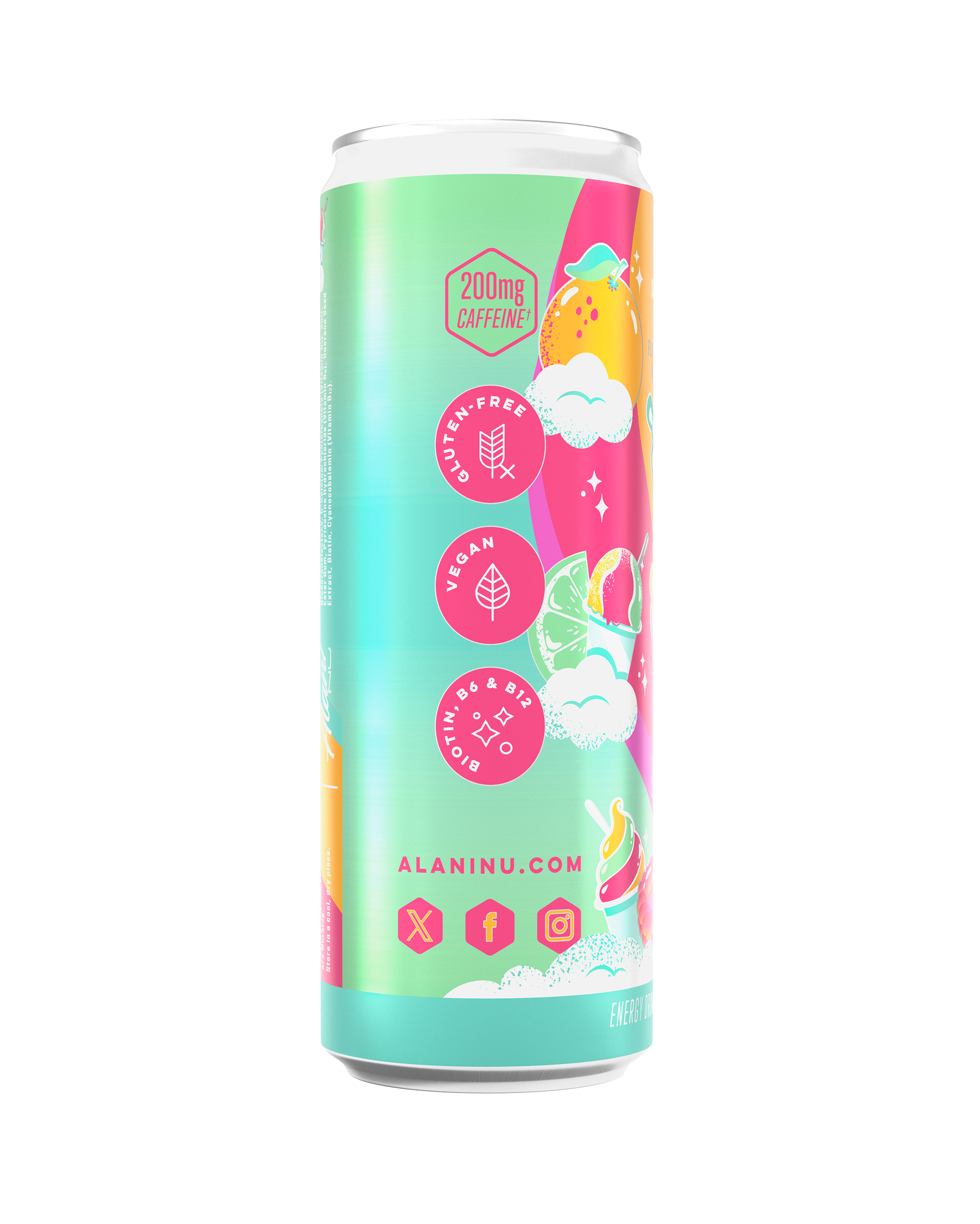 Energy Drink - Sherbet Swirl - Flavor First Shake Mix