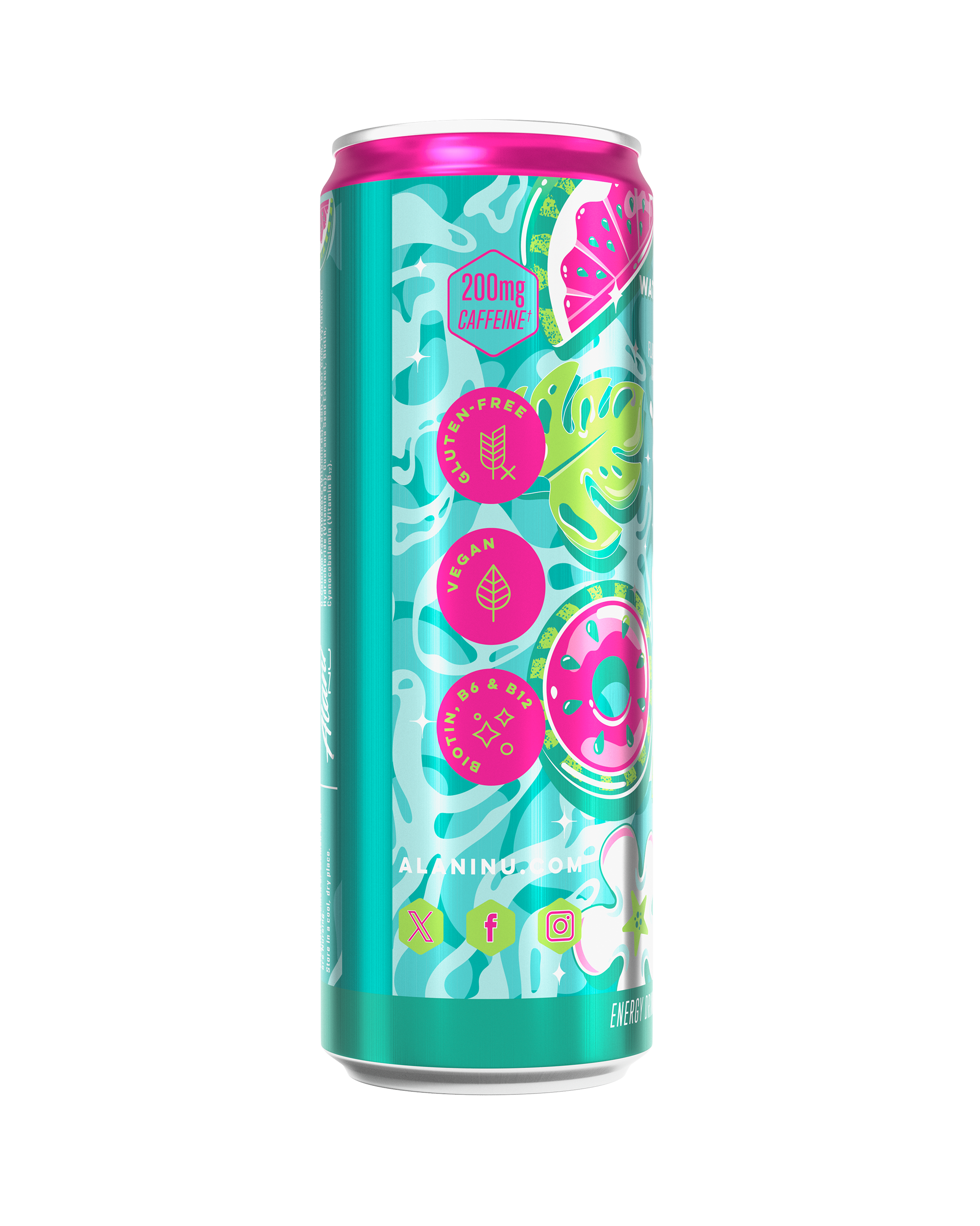 Energy Drink - Watermelon Wave - Clean Taste Powder Drink Mix