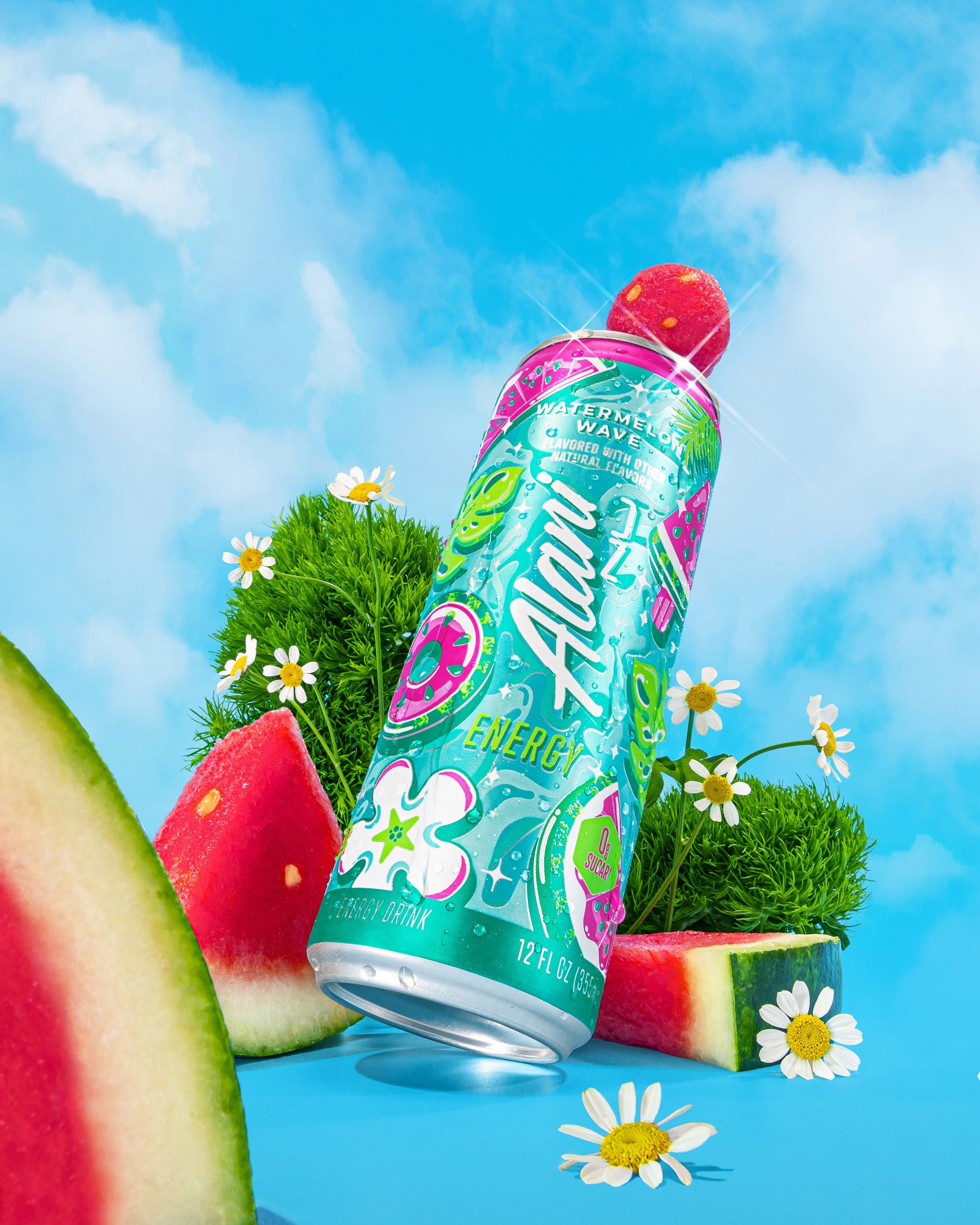 Energy Drink - Watermelon Wave - Clean Taste Powder Drink Mix